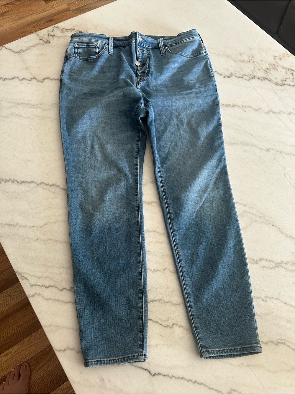 J. Crew Women's Light Blue Straight-Leg Jeans